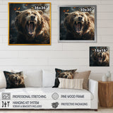 Expressionist Portrayal Of A Bear - Brown Bear Wall Art