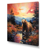 A Grizzly Bear In A Dreamy Retreat - Bear Home Decor Art