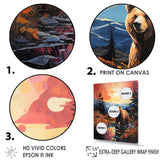 A Grizzly Bear In A Dreamy Retreat - Bear Home Decor Art