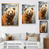 Majestic Mountain Bear - Bear Canvas Wall Art