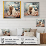 Polar Bear In Pastel Serenity - Bear Home Decor Art