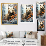 Surreal Grizzly Bear Dreamscape - Bear Canvas Wall Art