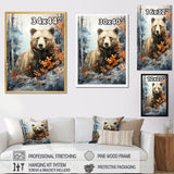 Surreal Grizzly Bear Dreamscape - Bear Canvas Wall Art