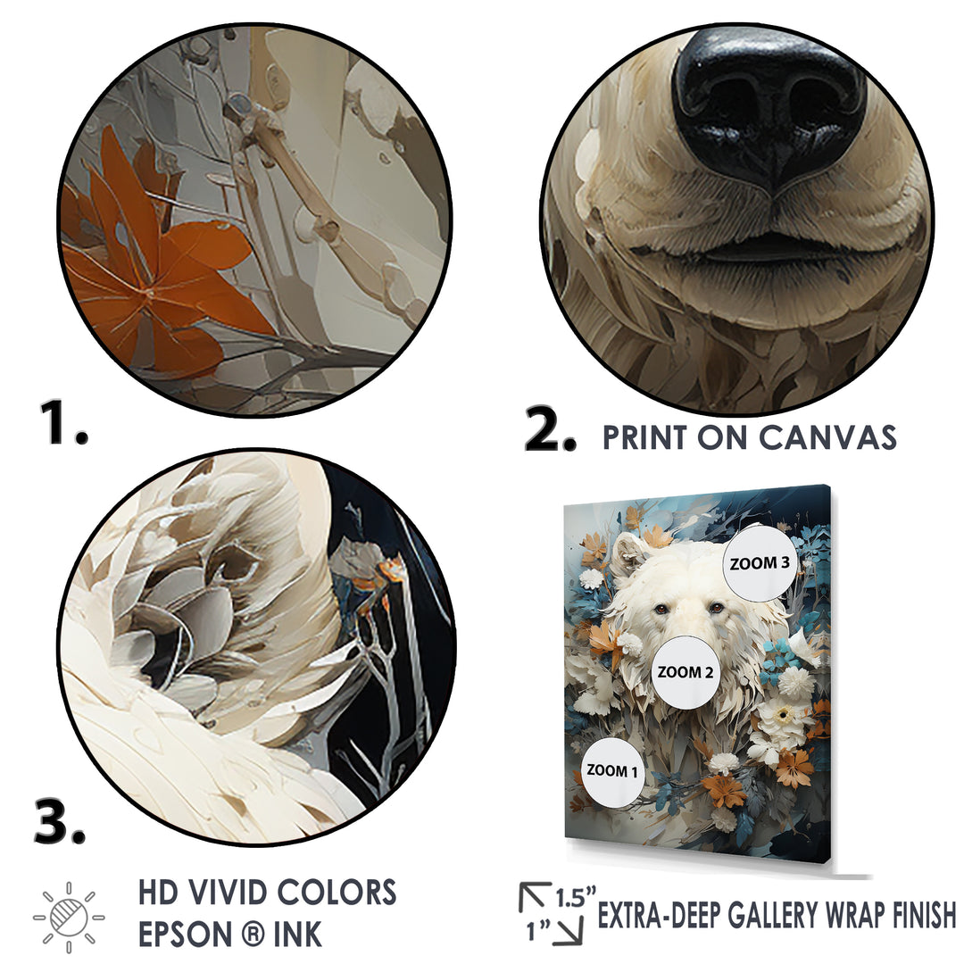 Surreal Bear Dreamscape - Bear Canvas Wall Art
