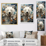 Surreal Bear Dreamscape - Bear Canvas Wall Art