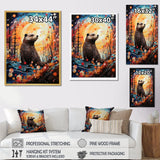 Fantasy Beaver Timberland - Brown Beaver Wall Art