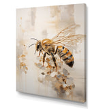Minimalism Buzzing Bee - Bee Canvas Wall Art
