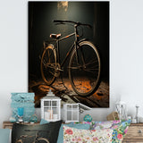 Bronze Balance Bicycle - Bicycle Canvas Wall Art