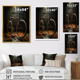 Bronze Balance Bicycle - Bicycle Canvas Wall Art