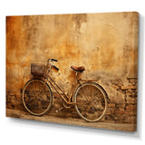 Caramel Commute Bicycle - Bicycle Canvas Wall Art