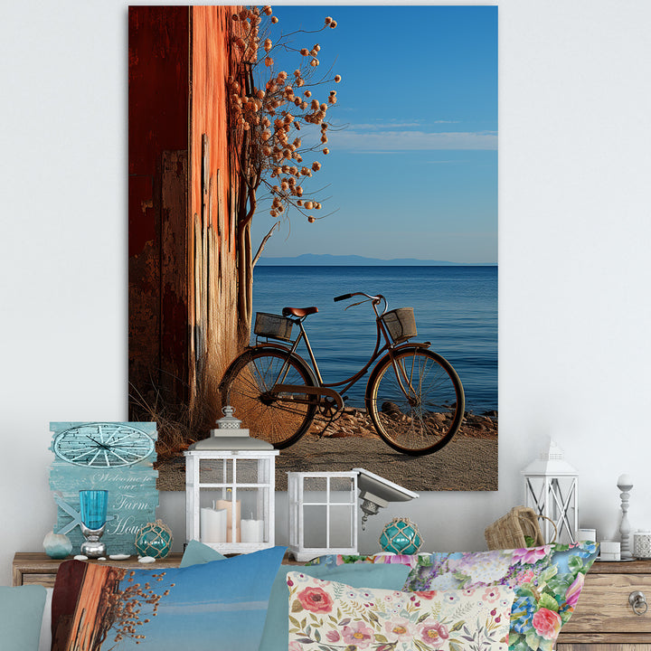 Cobalt Cruiser Bicycle - Bicycle Canvas Wall Art
