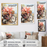 Coral Cruise Bicycle - Bicycle Canvas Wall Art