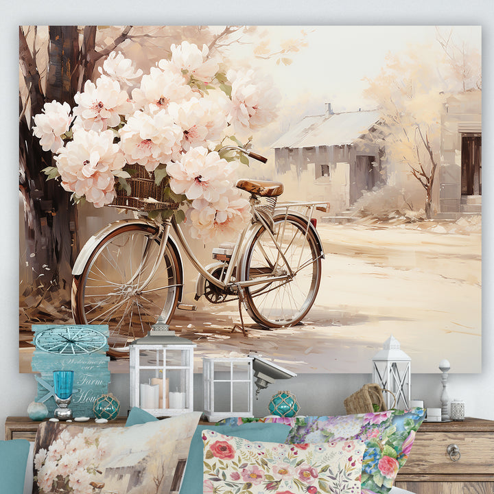 Bicycle Pearl Pedal I - Bicycle Canvas Wall Art