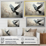 Minimalist Black Flight Of Bird - Bird Wall Art Prints