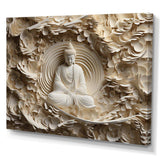 Simple Buddhism Statue I - Spiritual Canvas Wall Art