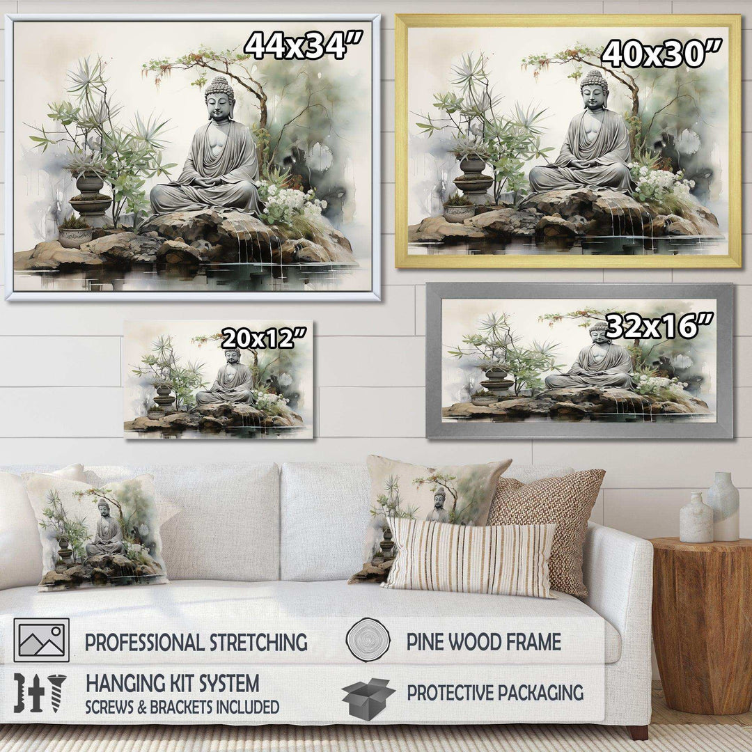Zen Garden I - Spiritual Canvas Wall Art
