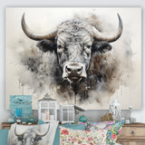 Minimalism Buffalo Bison Head - Buffalo Wall Decor