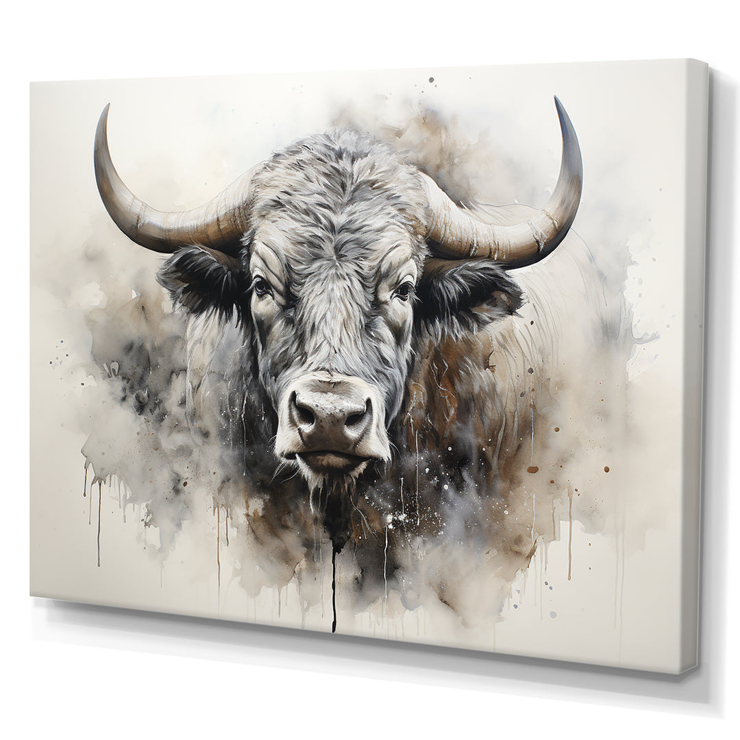 Minimalism Buffalo Bison Head - Buffalo Wall Decor