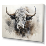 Minimalism Buffalo Bison Head - Buffalo Wall Decor