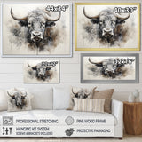 Minimalism Buffalo Bison Head - Buffalo Wall Decor