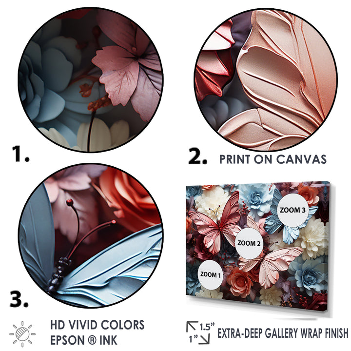A Pastel Palette Creates A Whimsical Flight - Butterfly Wall Art Prints