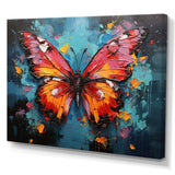 Bold Pop Colors Infuse Butterflies With Energy - Animals Canvas Wall Art