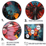 Bold Pop Colors Infuse Butterflies With Energy - Animals Canvas Wall Art