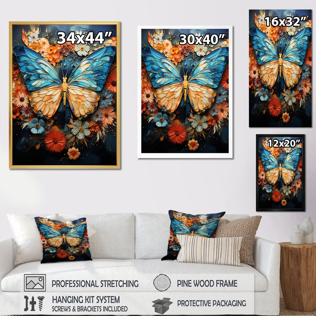 Celestial Visitors - Butterfly Bedroom Wall Art