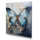 Butterfly Ethereal Blues Form Abstract Elegance - Butterfly Wall Art Prints