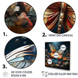 Butterfly Fantasy Flight - Blue Butterfly Wall Art