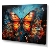 Butterfly Graffiti Style - Butterfly Living Room Wall Art