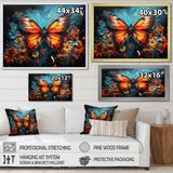 Butterfly Graffiti Style - Butterfly Living Room Wall Art