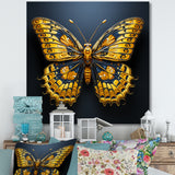 Lemon Yellow Tones Portray Butterflies - Butterfly Wall Decor