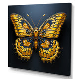 Lemon Yellow Tones Portray Butterflies - Butterfly Wall Decor