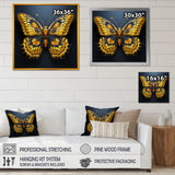 Lemon Yellow Tones Portray Butterflies - Butterfly Wall Decor