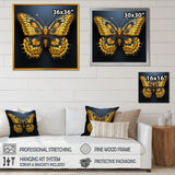Lemon Yellow Tones Portray Butterflies - Butterfly Wall Decor