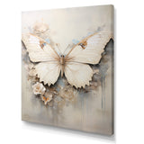 Minimalism Beige Butterfly - Butterfly Wall Art Prints