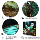 Butterfly Natures Palette - Green Butterfly Wall Art