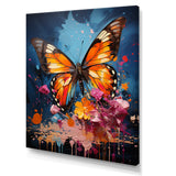 Butterfly Pop Art Papilio - Butterfly Framed Canvas Art