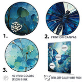 Butterfly Sapphire Flutter - Butterfly Bedroom Wall Art