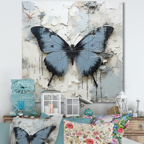 Urban Butterflies Graffiti Accents - Butterfly Wall Art Prints