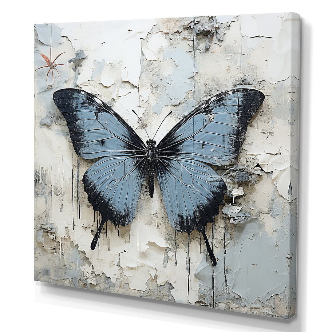 Urban Butterflies Graffiti Accents - Butterfly Wall Art Prints