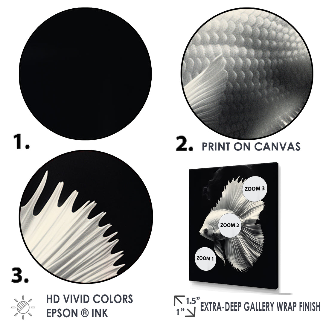 Golden Glint And Graphite A Butterflyfish - Butterfly Fish Wall Decor