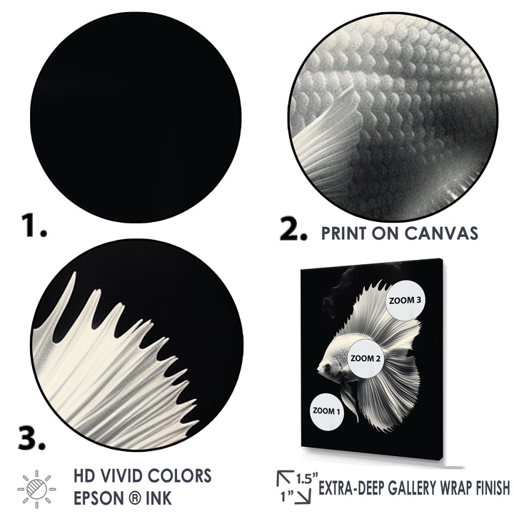 Golden Glint And Graphite A Butterflyfish - Butterfly Fish Wall Decor
