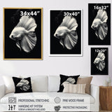 Golden Glint And Graphite A Butterflyfish - Butterfly Fish Wall Decor