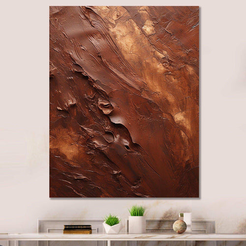 Bittersweet Brushwork - Abstract Canvas Wall Art
