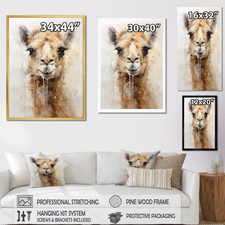 Minimalism Beige Camel - Beige Camel Wall Art