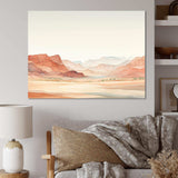 Minimalism Canyon View I - Landscapes Canvas Wall Art