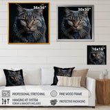 Chartreux Cat Portrait - Cat Living Room Wall Art