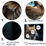 Chartreux Contemplation Cat Eyes - Cat Canvas Wall Art